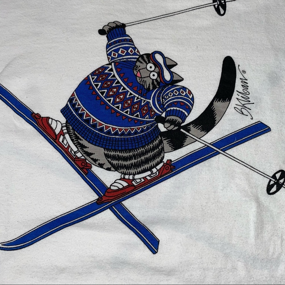 Vintage Crazy Shirts B Kliban Hawaii Cat Large